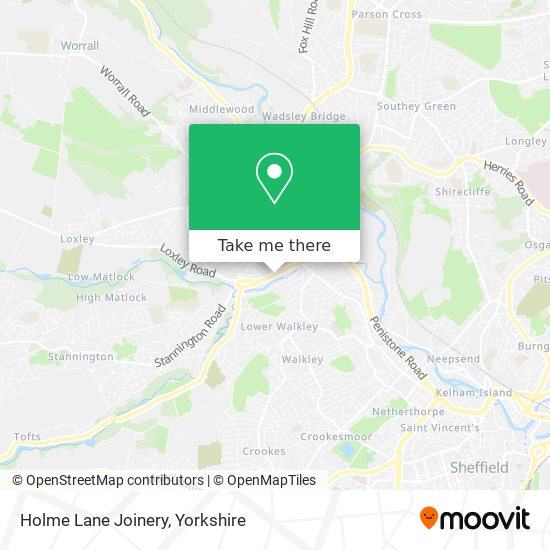 Holme Lane Joinery map