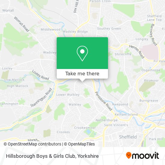 Hillsborough Boys & Girls Club map