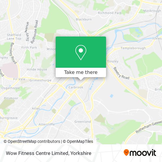 Wow Fitness Centre Limited map