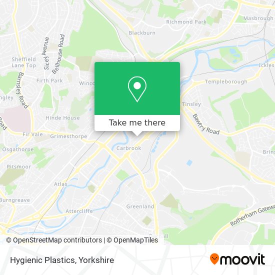 Hygienic Plastics map