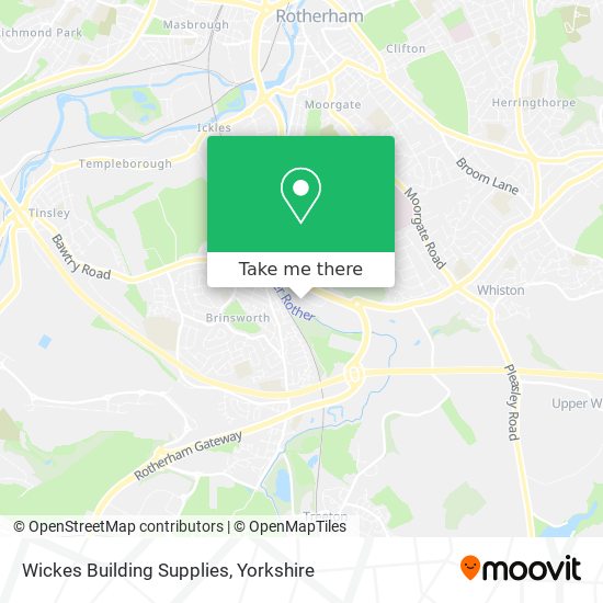 Wickes Building Supplies map