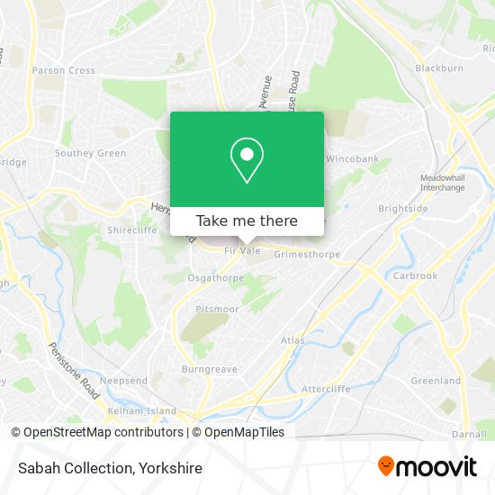 Sabah Collection map