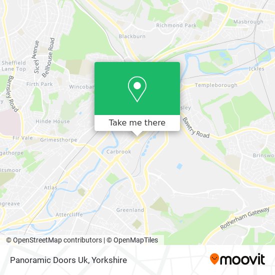 Panoramic Doors Uk map