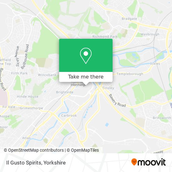 Il Gusto Spirits map