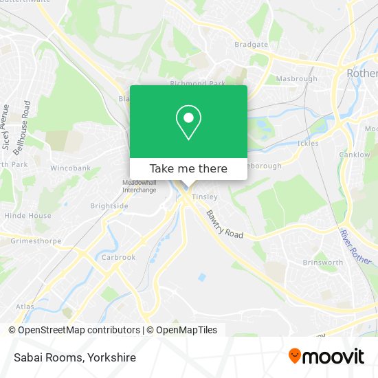 Sabai Rooms map