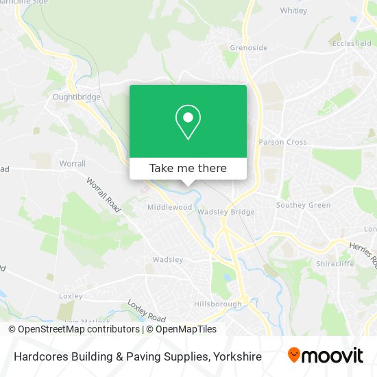 Hardcores Building & Paving Supplies map