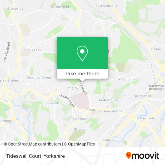 Tideswell Court map