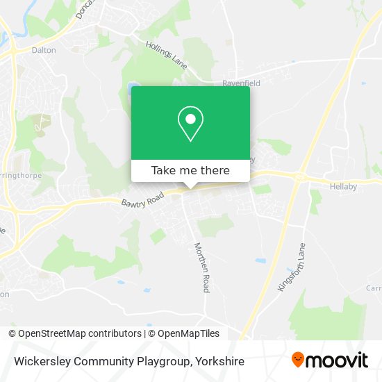 Wickersley Community Playgroup map