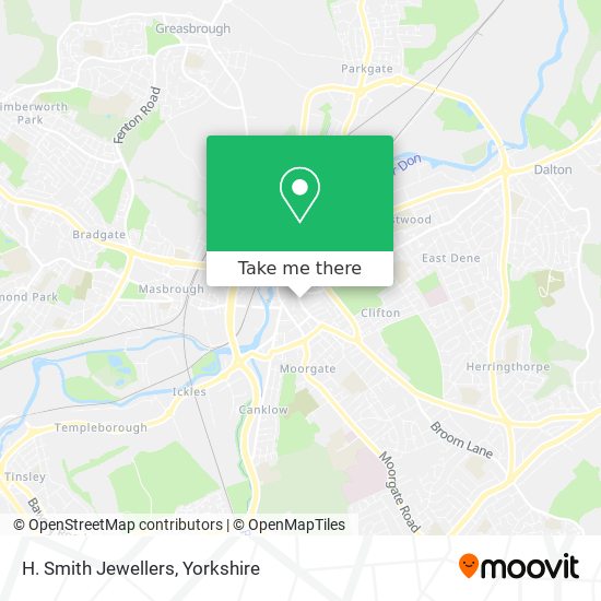 H. Smith Jewellers map