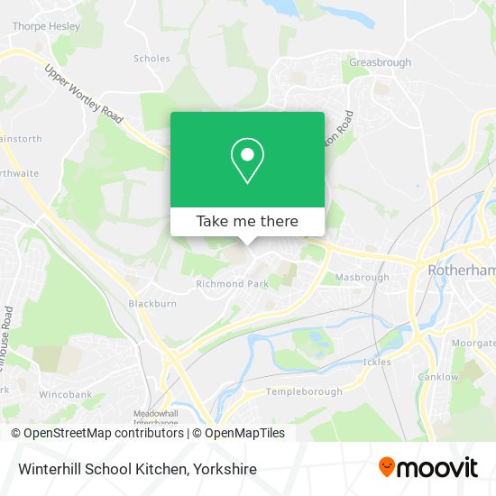 Winterhill School Kitchen map
