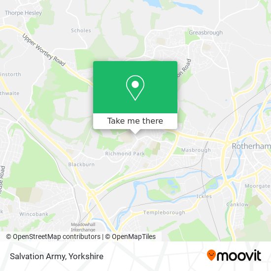Salvation Army map