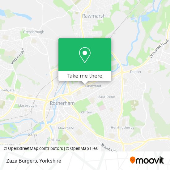 Zaza Burgers map