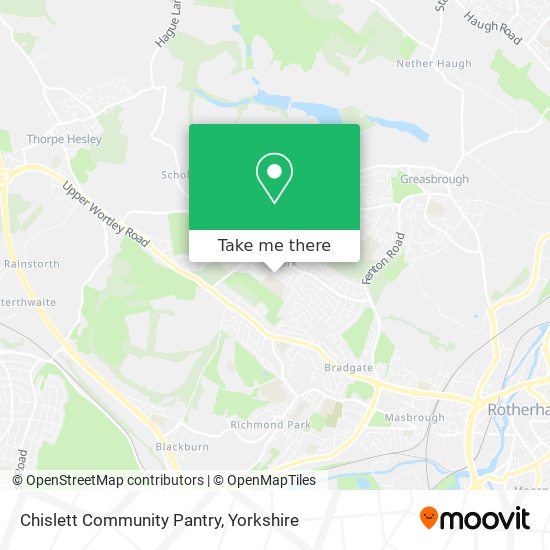 Chislett Community Pantry map