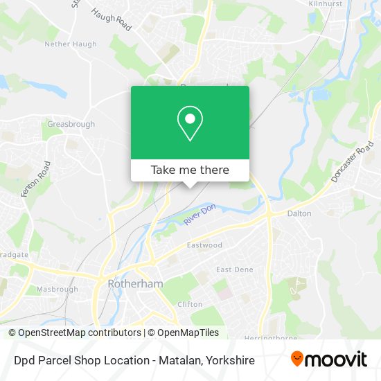 Dpd Parcel Shop Location - Matalan map