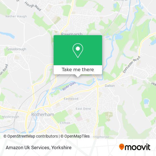 Amazon Uk Services map