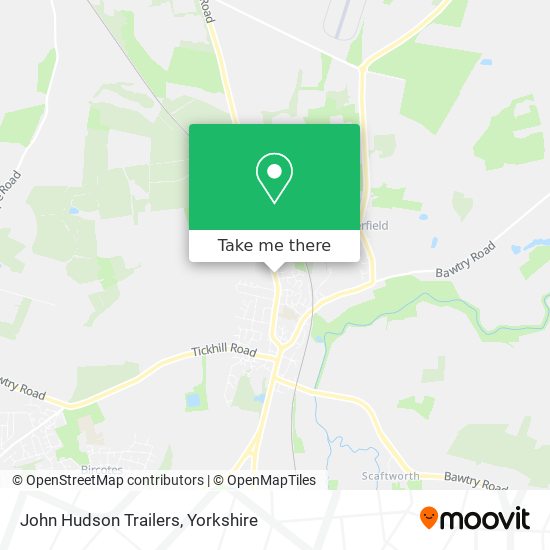 John Hudson Trailers map