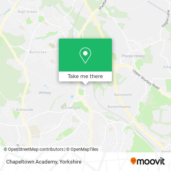 Chapeltown Academy map