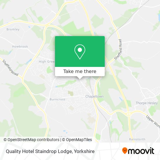 Quality Hotel Staindrop Lodge map