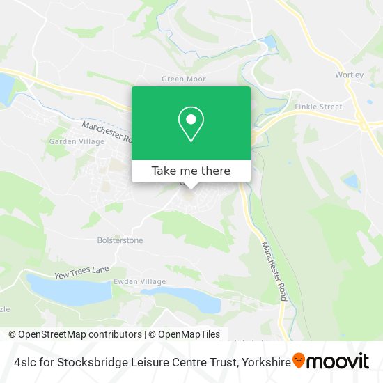 4slc for Stocksbridge Leisure Centre Trust map