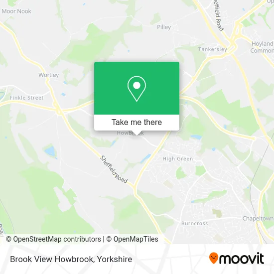 Brook View Howbrook map