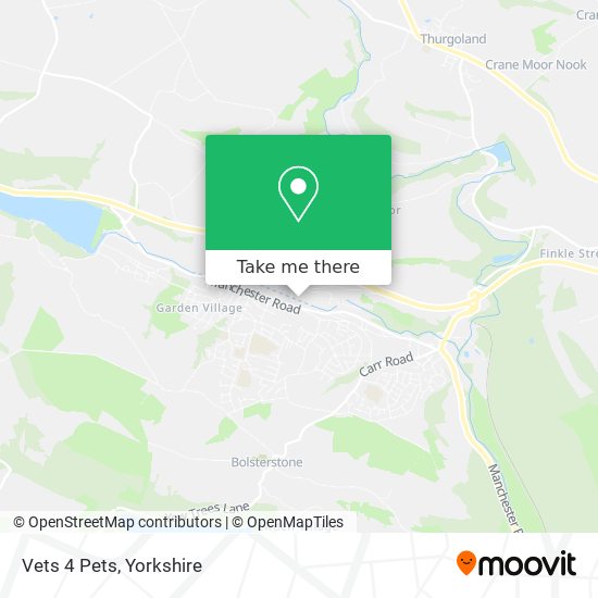 Vets 4 Pets map