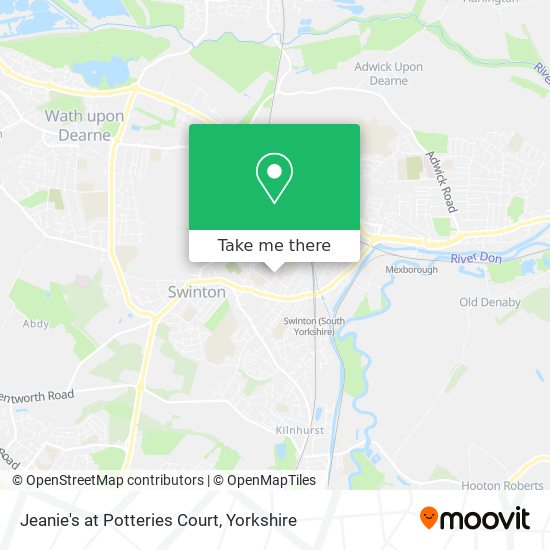 Jeanie's at Potteries Court map