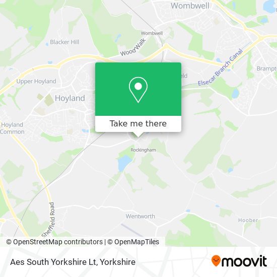 Aes South Yorkshire Lt map