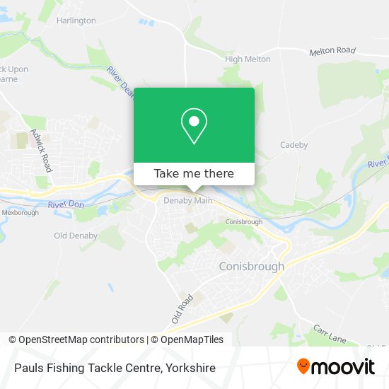Pauls Fishing Tackle Centre map