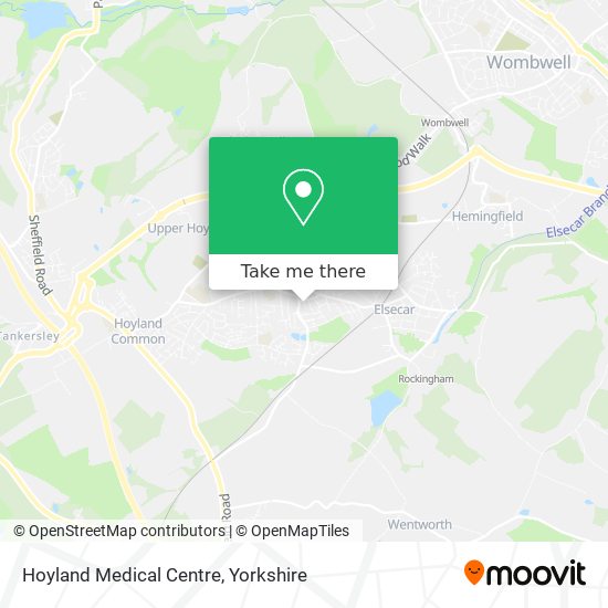 Hoyland Medical Centre map