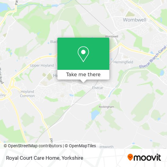 Royal Court Care Home map