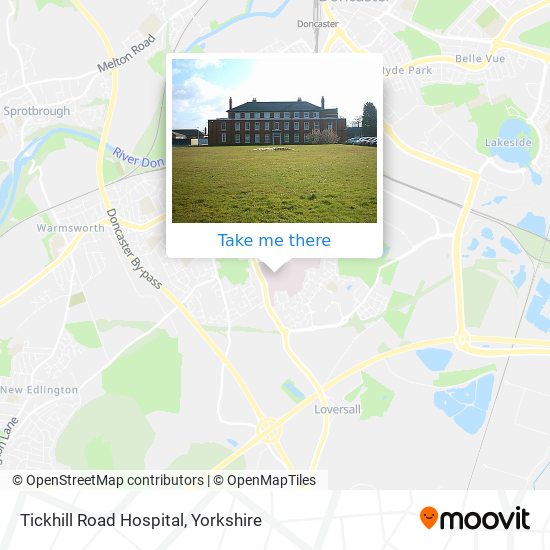 Tickhill Road Hospital map