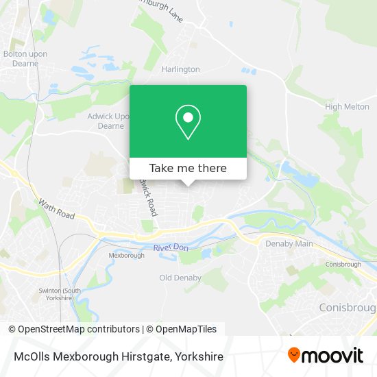 McOlls Mexborough Hirstgate map