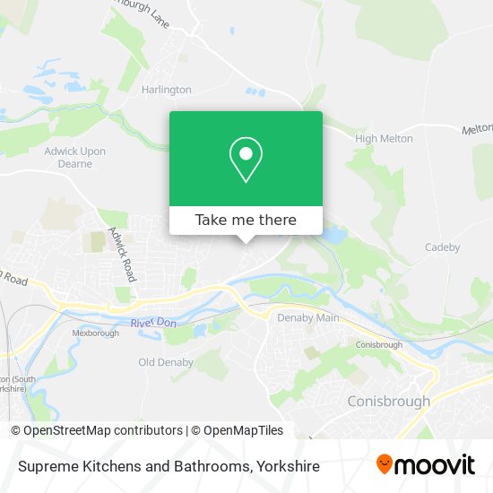 Supreme Kitchens and Bathrooms map