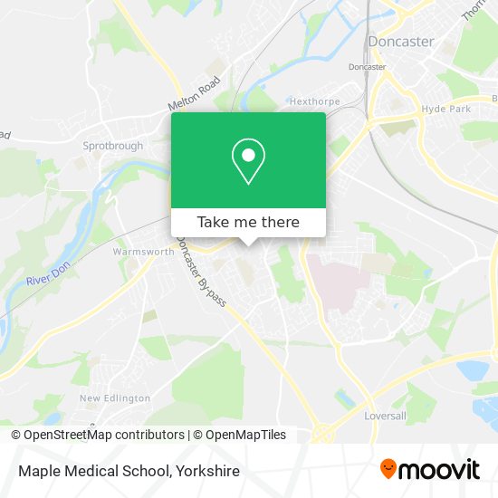 Maple Medical School map