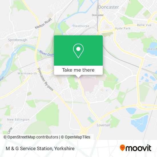 M & G Service Station map