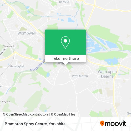 Brampton Spray Centre map