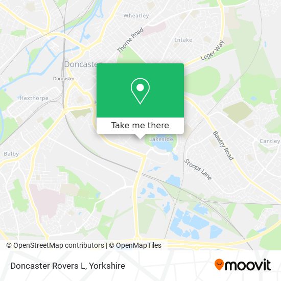 Doncaster Rovers L map