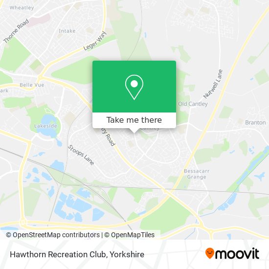 Hawthorn Recreation Club map