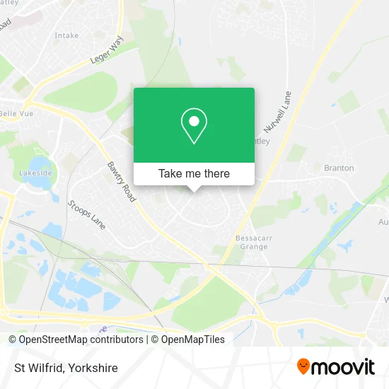 St Wilfrid map