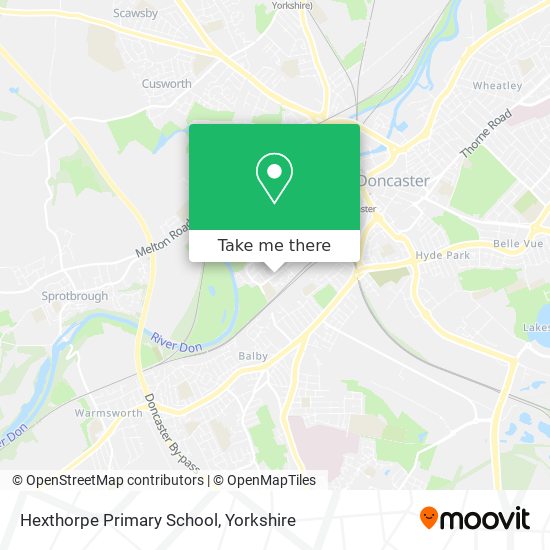 Hexthorpe Primary School map