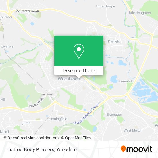 Taattoo Body Piercers map