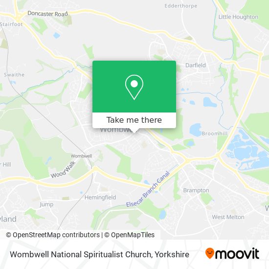 Wombwell National Spiritualist Church map