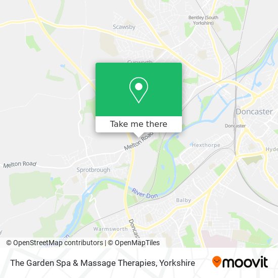 The Garden Spa & Massage Therapies map