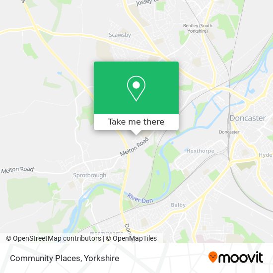 Community Places map