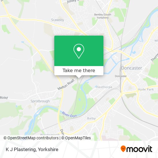 K J Plastering map