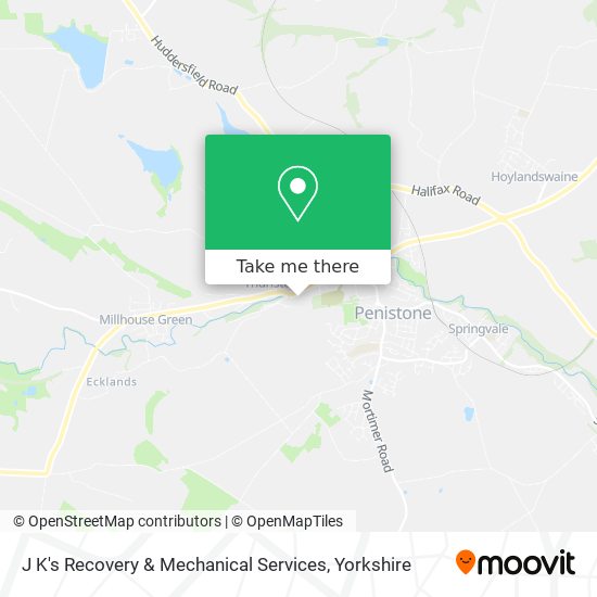 J K's Recovery & Mechanical Services map