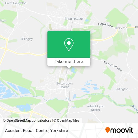 Accident Repair Centre map