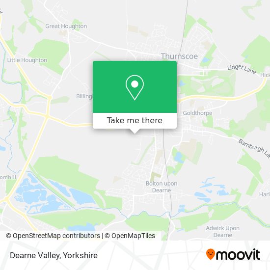 Dearne Valley map