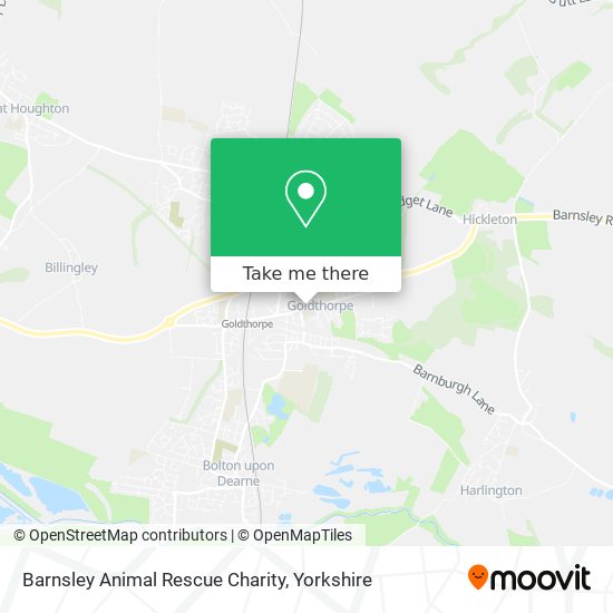 Barnsley Animal Rescue Charity map