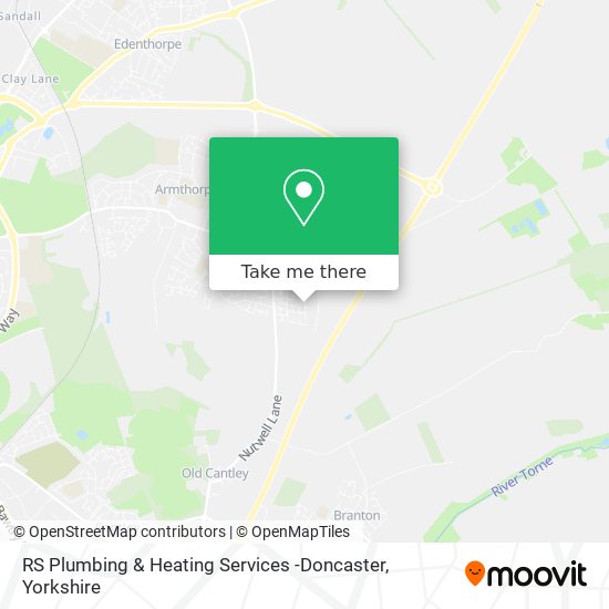 RS Plumbing & Heating Services -Doncaster map